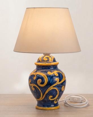 Splendido Lume da Tavolo Artigianale in Ceramica