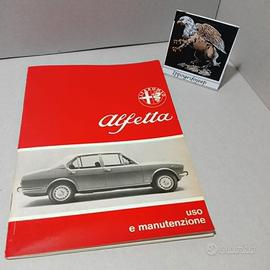 Alfa Romeo Libretto Uso e Manutenzione Alfetta 72