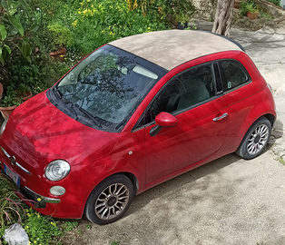 Fiat 500 cabrio 1.3 multijet 95 cavalli Red