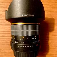 Obiettivo SAMYANG per Canon 14 mm F 2.8