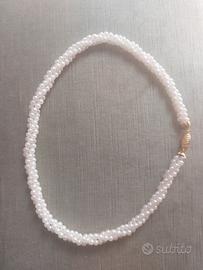 BIGIOTTERIA- collana in perle finte