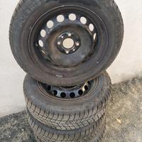 4 cerchi in ferro da 14" per FIAT 