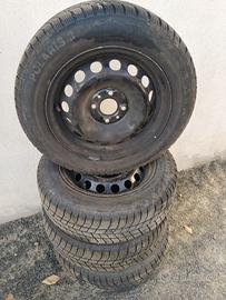 4 cerchi in ferro da 14" per FIAT 