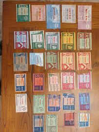 Biglietti partite Lazio anni 70