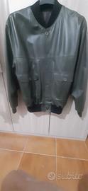 Giubbino pelle uomo Tg XL