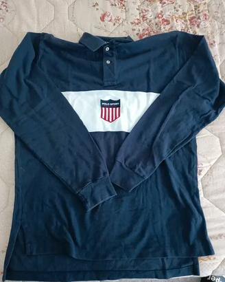 Rugby Shirt Polo Sport Ralph Lauren Vintage - L