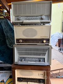 5 radio valvole allocchio radiomarelli ecc