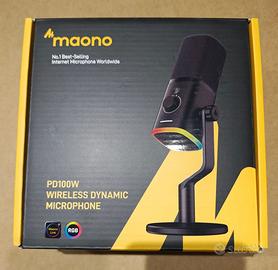 MAONO PD100W Microfono Wireless Professionale