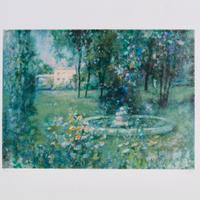 Nel parco, Giuseppe Giorgi, Serigrafia