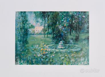 Nel parco, Giuseppe Giorgi, Serigrafia