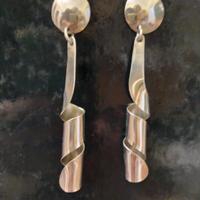 Orecchini pendenti acciaio