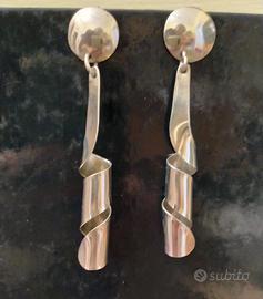 Orecchini pendenti acciaio