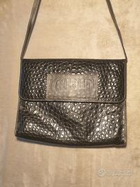 Borsa in pelle Gianfranco Ferré Nera