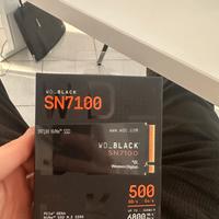 SSD WD Black 7100 nvme m2 500gb