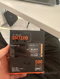 SSD WD Black 7100 nvme m2 500gb