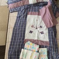 Paracolpi+trapunta lettino