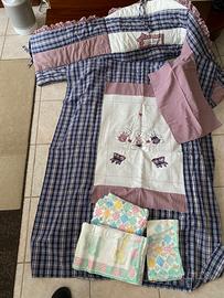 Paracolpi+trapunta lettino