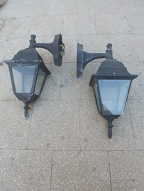 2 Lanterne da giardino o parete