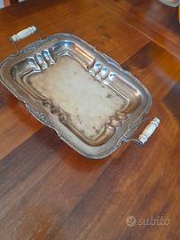 Vassoio antico in Royal Sheffield 