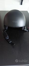 casco jet  - italian style - total Black-marca CGM