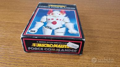 Robot Force Commander Micronauti anni 70 80