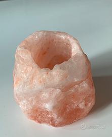 Porta tealight i Sale Rosa dell’Himalaya
