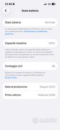 Iphone 16e 128 gb bianco