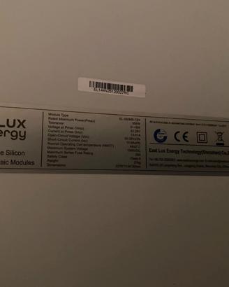 Impianto Fotovoltaico 5Kw nuovo 