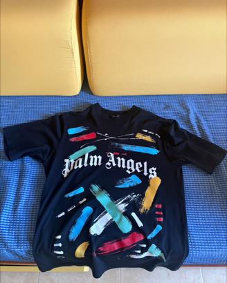 Palm Angels Brush Strokes T-Shirt 🖤 | Taglia M