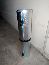 tappetino argentato yoga