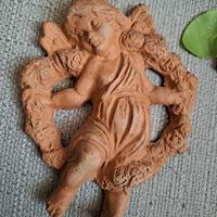 decorazione terracotta da appendere 