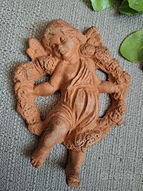 decorazione terracotta da appendere 