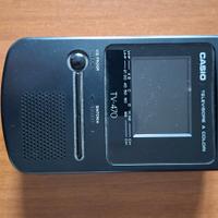 Televisore portatile vintage Casio TV-470