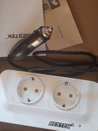 Inverter da auto 12V-230V con 4 usb porte Smart BE