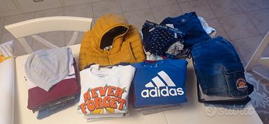 set abbigliamento bimbo 4/6 anni autunno/inverno