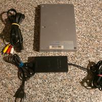 PS2 Slim SCPH-70004 Argento (Console e Cavi)