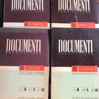 4 Fascicoli “Documenti Architettura”