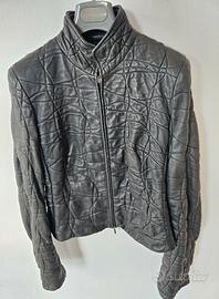 Armani giacca corta in pelle 