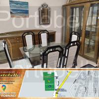 Codice: 8961 SALA STILE VINTAGE COMPLETA DI VETRI