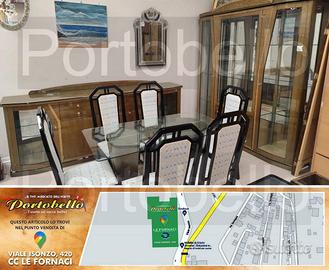 Codice: 8961 SALA STILE VINTAGE COMPLETA DI VETRI