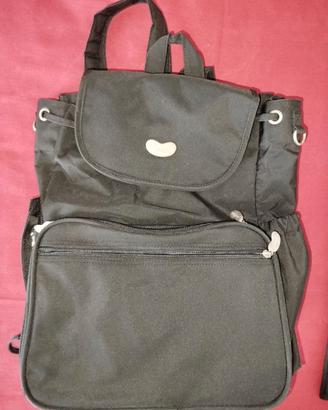 zaino giordani accessoriato, fasciatoio e pappa