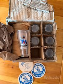 Set Bar Vintage EKU Birra - 6 Bicchieri + sotto