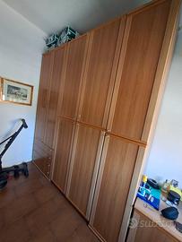 ARMADIO 5 ante & LETTO SINGOLO con rete in doghe