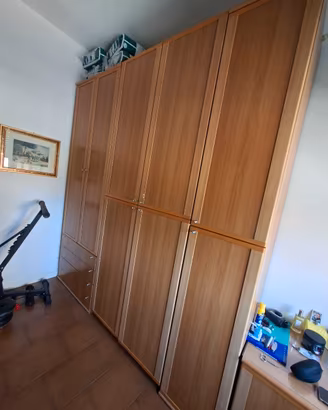 ARMADIO 5 ante & LETTO SINGOLO con rete in doghe