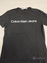 T-shirt Uomo Nera "Calvin Klein Jeans" taglia XL