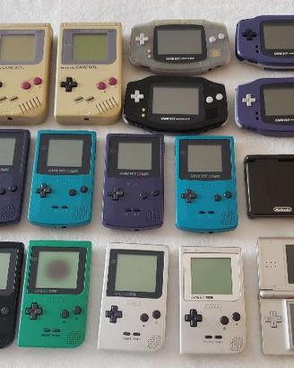 CONSOLE NINTENDO GAME BOY POCKET,COLOR,ADVANCE,SP