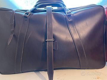 Borsa da Viaggio  Valigia Vintage in Pelle Marrone