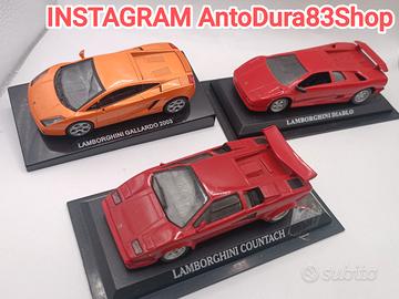 3 Modellini Lamborghini Con Difetti 