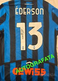 Maglia Atalanta 25/26 Ederson autografata