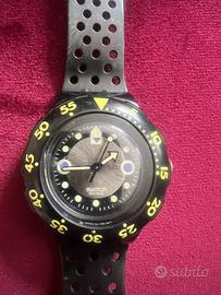 Swatch Scuba Black Wave vintage originale